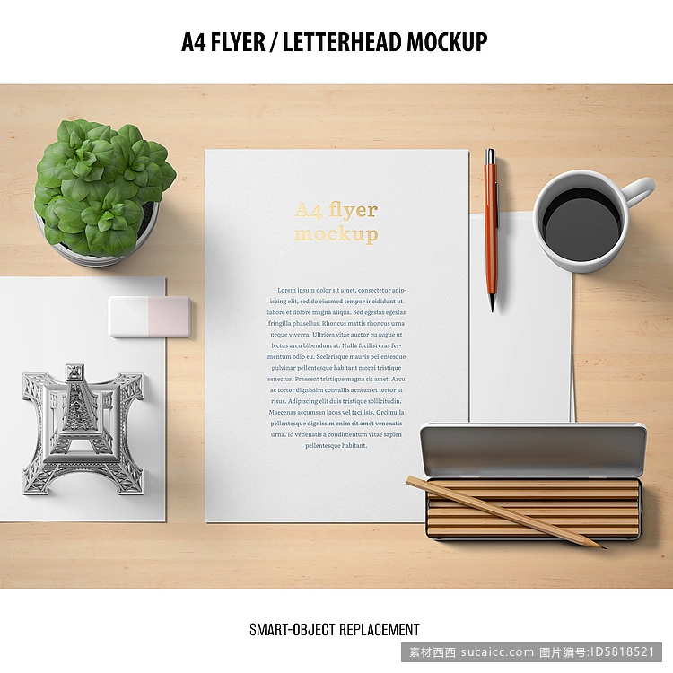 传单或信头模型